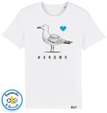 T-SHIRT MÖWE BLAUES HERZ