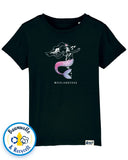 T-Shirt-Meerjungfrau-Schwarz